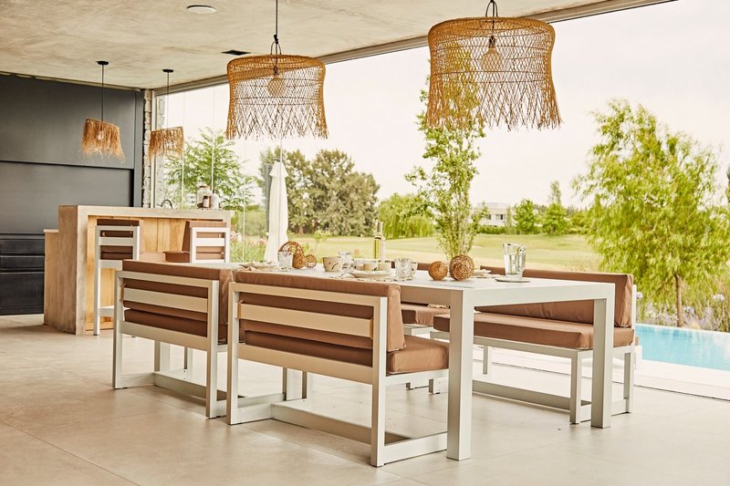 Un estilo de vida sustentable al aire libre.