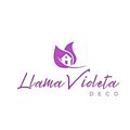 Llama Violeta Deco