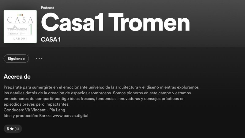 Descubrí el Corazón de la Arquitectura y las empresas con CASA1 Podcast