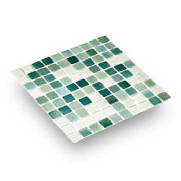 Mezcla de Verde y Blanco Niebla