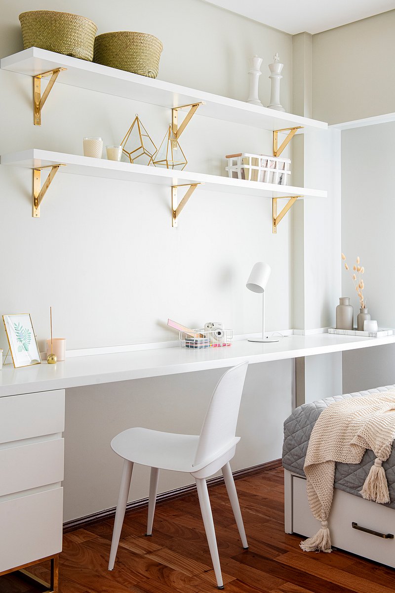 El blanco en la decoración de interiores y exteriores.