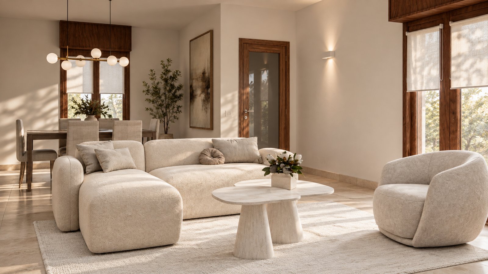 Renovación de living comedor y dormitorio 