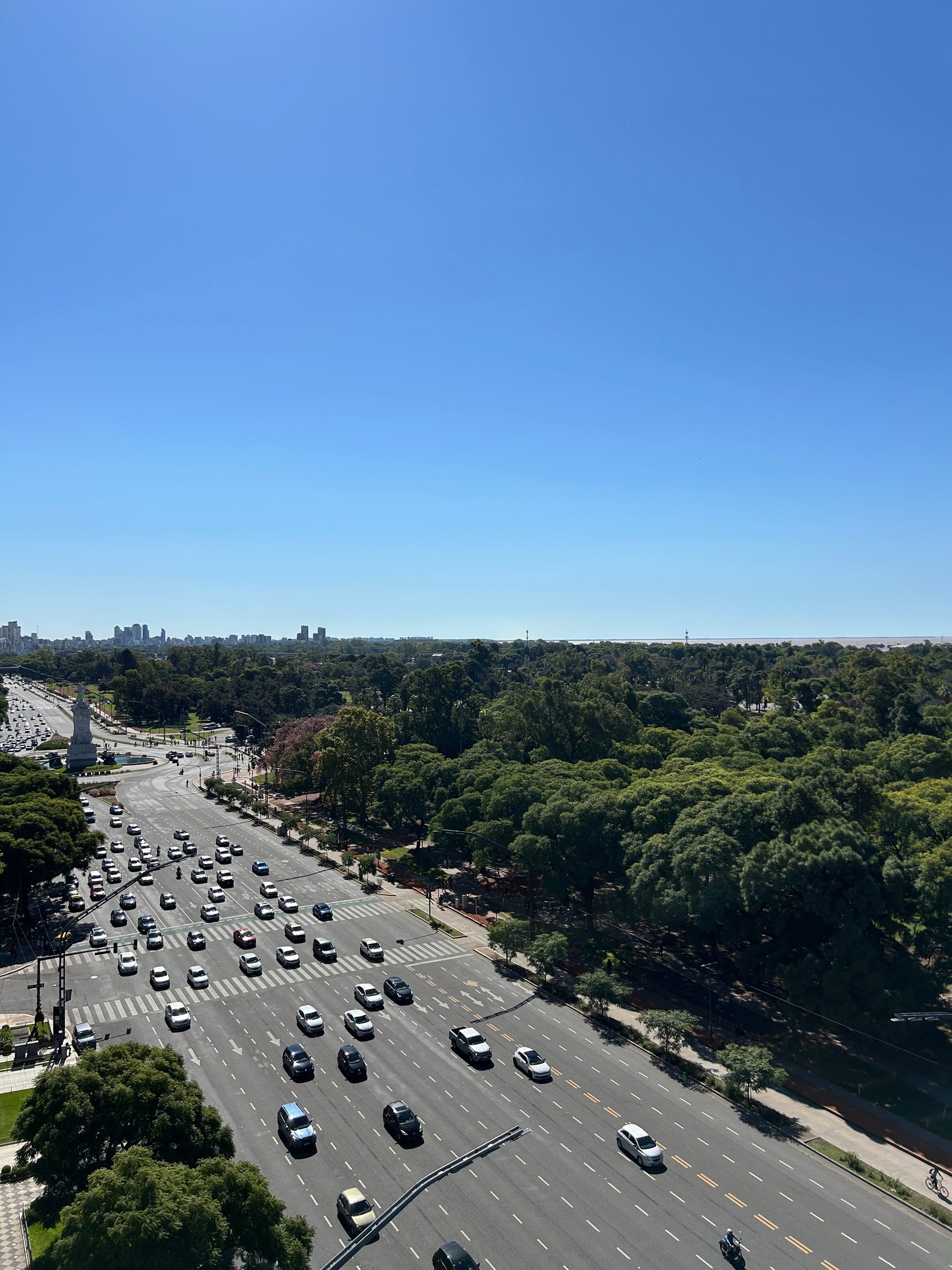 Avenida urbana com árvores e edifícios modernos — projeto LIBERTADOR II, por ESTUDIO TEZ, em Palermo