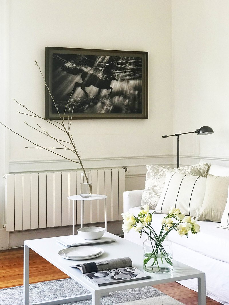 El blanco en la decoración de interiores y exteriores.