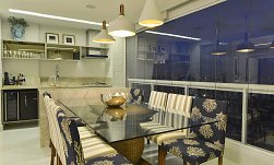 Cozinha Com Ilha do Projeto Diamond 2 por Dois A arquitetura interiores