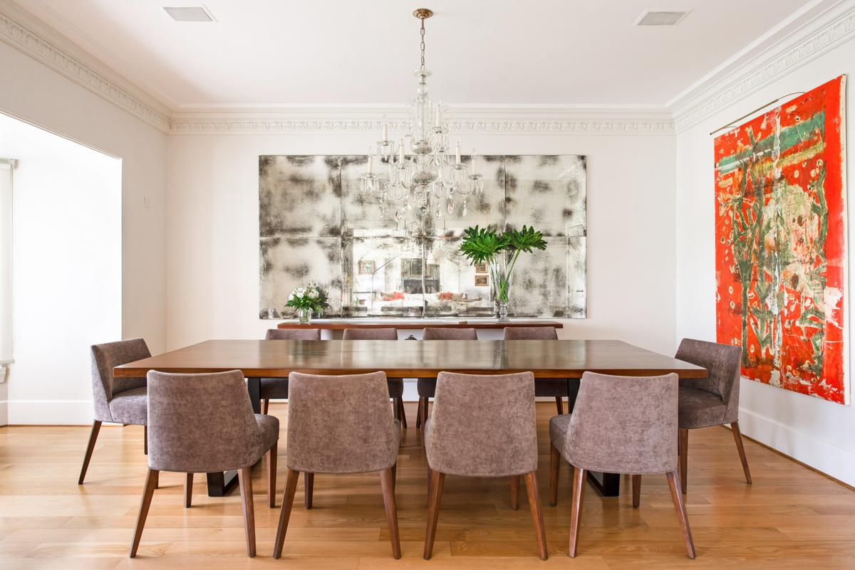Comedor con color predominante Blanco del Proyecto Casa Tortugas  por Estudio Du 