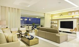 Sala Estilo Clássico do Projeto Diamond 2 por Dois A arquitetura interiores