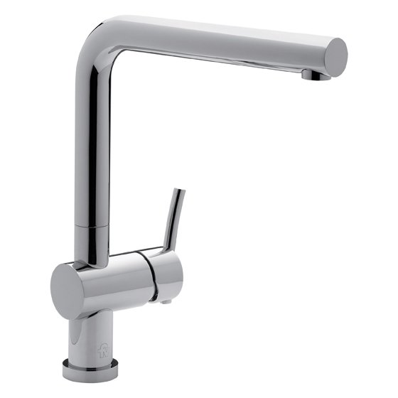 Juego monocomando para mesada de cocina con pico móvil y accionamiento táctil Libby 0411.04/39E
