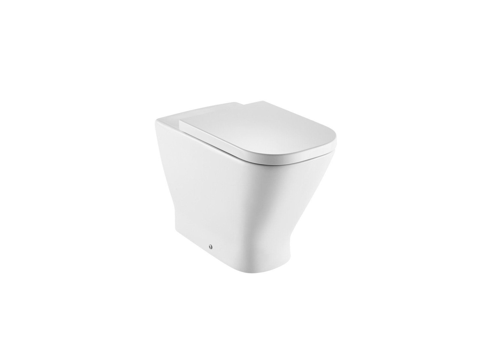 Inodoro corto de porcelana con salida dual THE GAP
