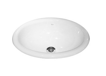 Lavatorio de porcelana sobre encimera INDALO