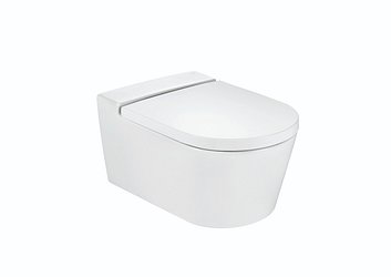 Inodoro suspendido rimless con salida horizontal INSPIRA