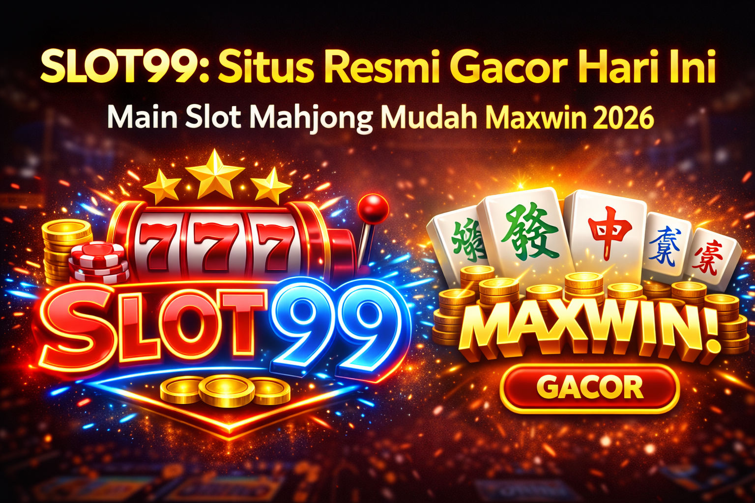SLOT99: Situs Resmi Gacor Hari Ini Main Slot Mahjong Mudah Maxwin 2026 image 1