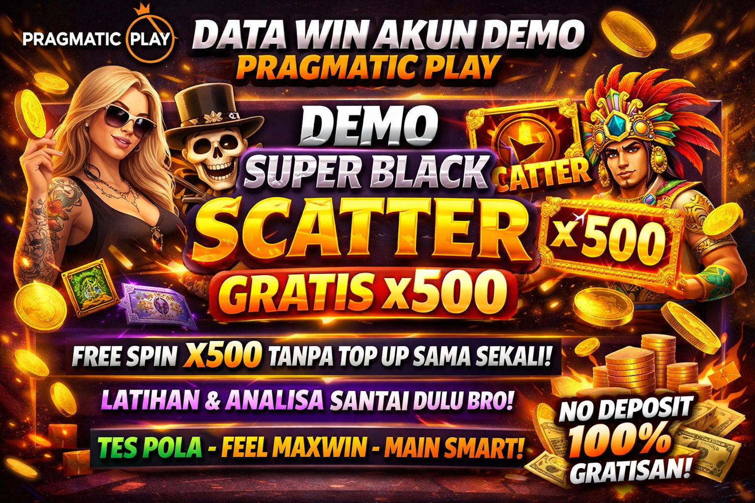 Data Win Akun Demo Pragmatic Play Demo Super Black Scatter Gratis X500