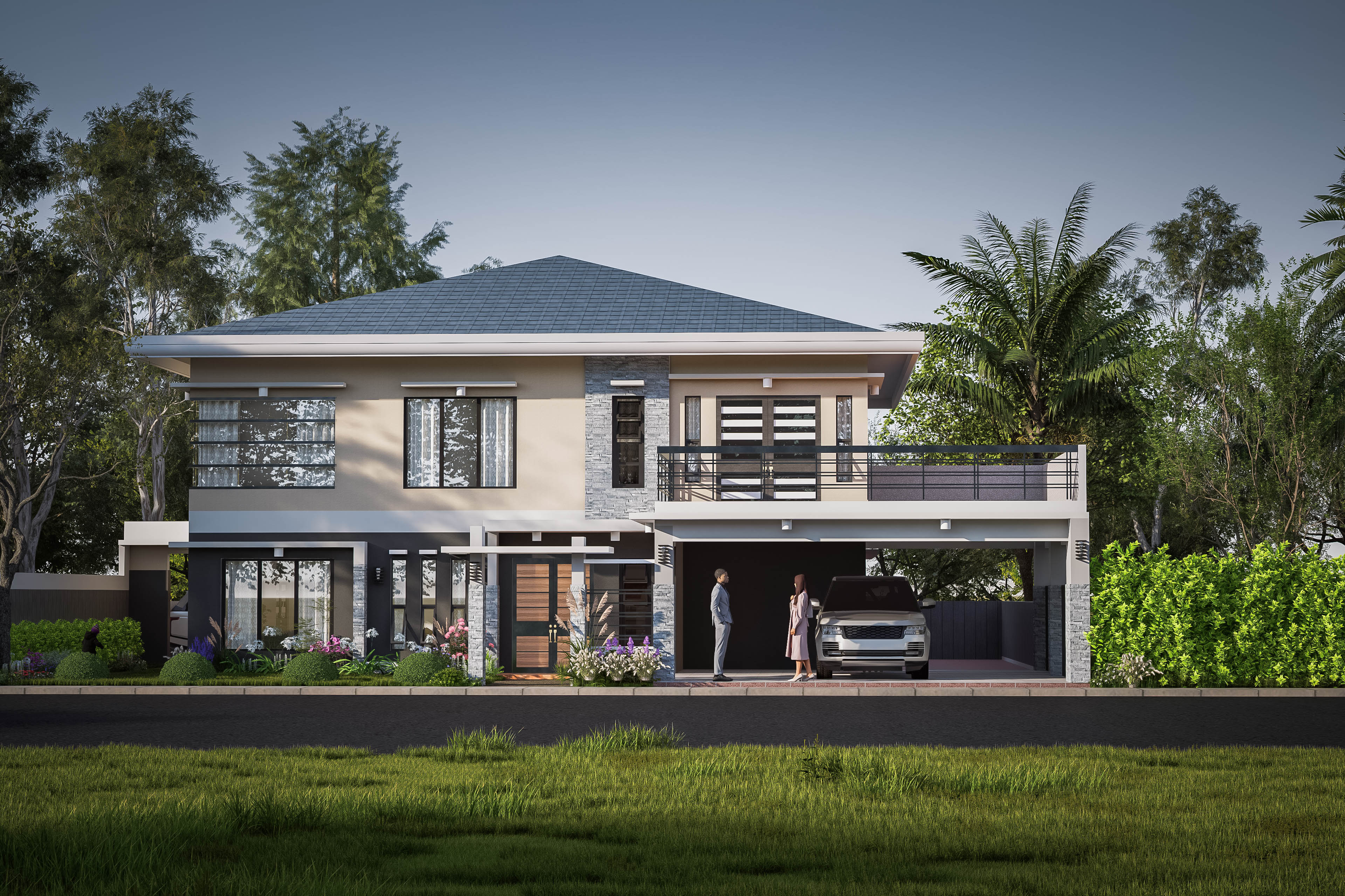 Four Bedroom Maisonette Architectural Visualization Kenya - Property Development