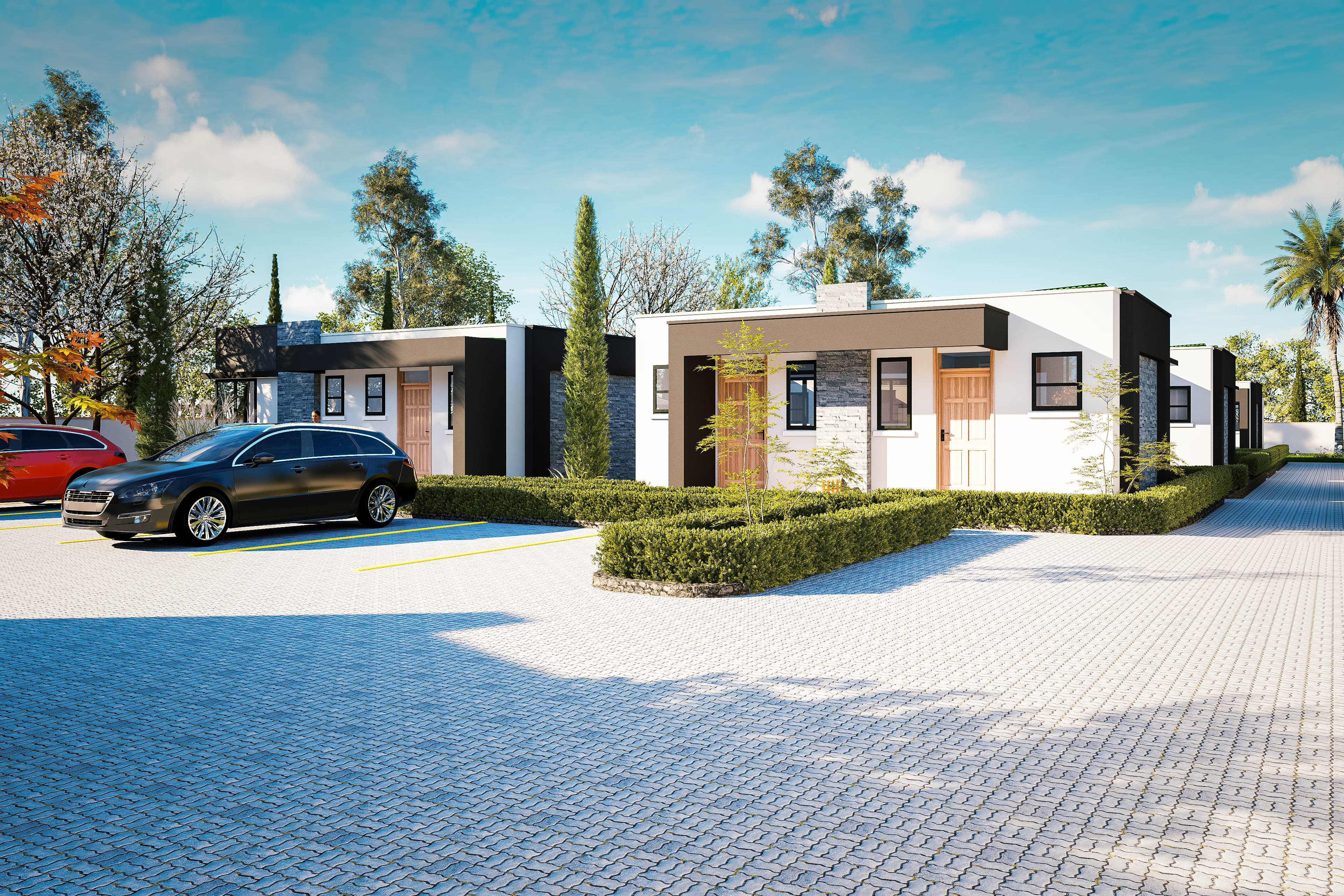 RiverCity Residence Restaurant BnB 3D Visualization - Commercial Hospitality