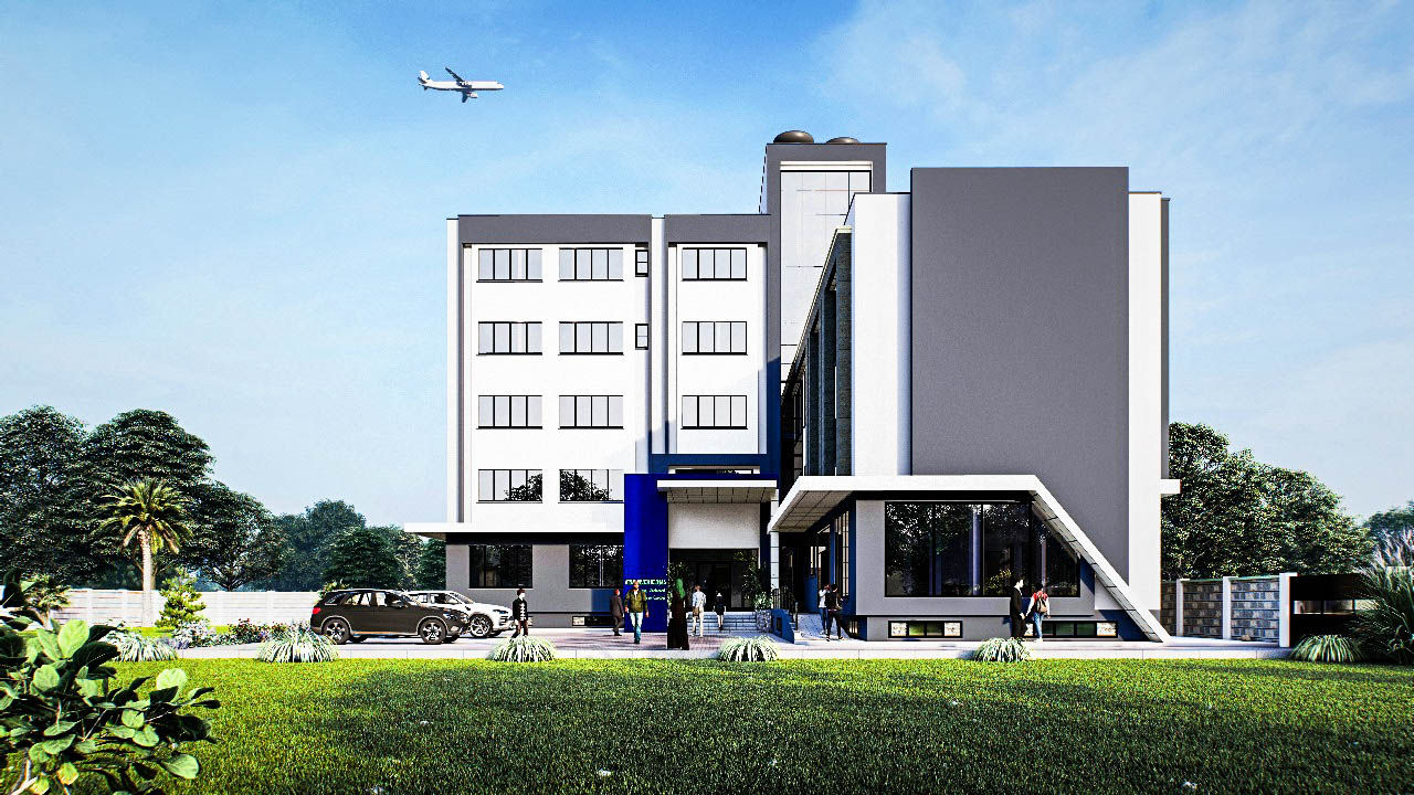 Veteran Nursing School Syokimau Architectural Visualization - Institutional 3D Render