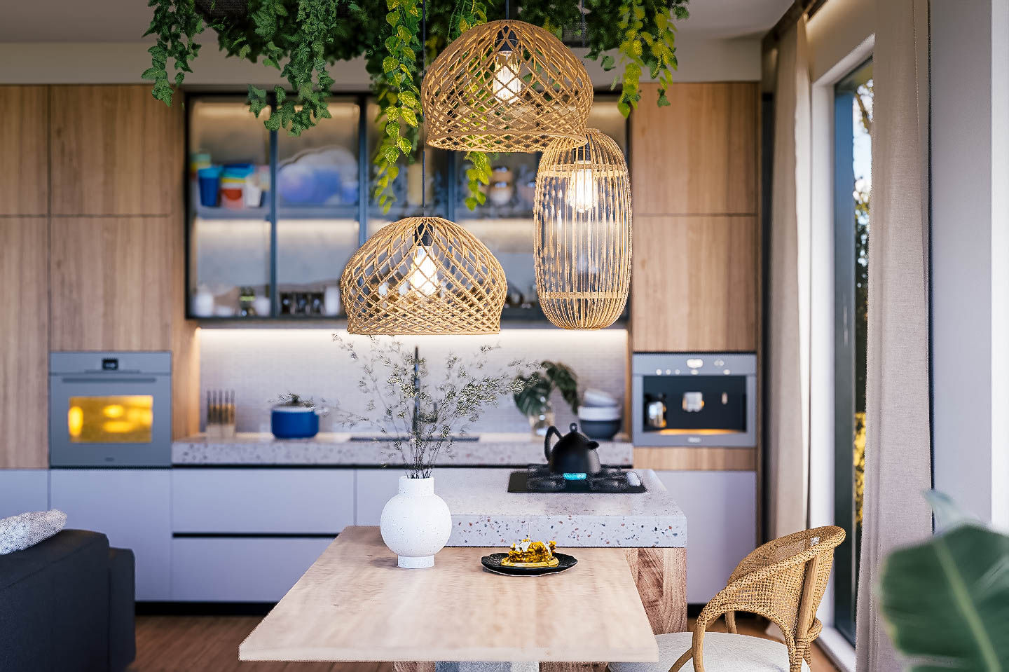 Photorealistic Kitchen Interior Renders Kenya - Modern Kitchen Design