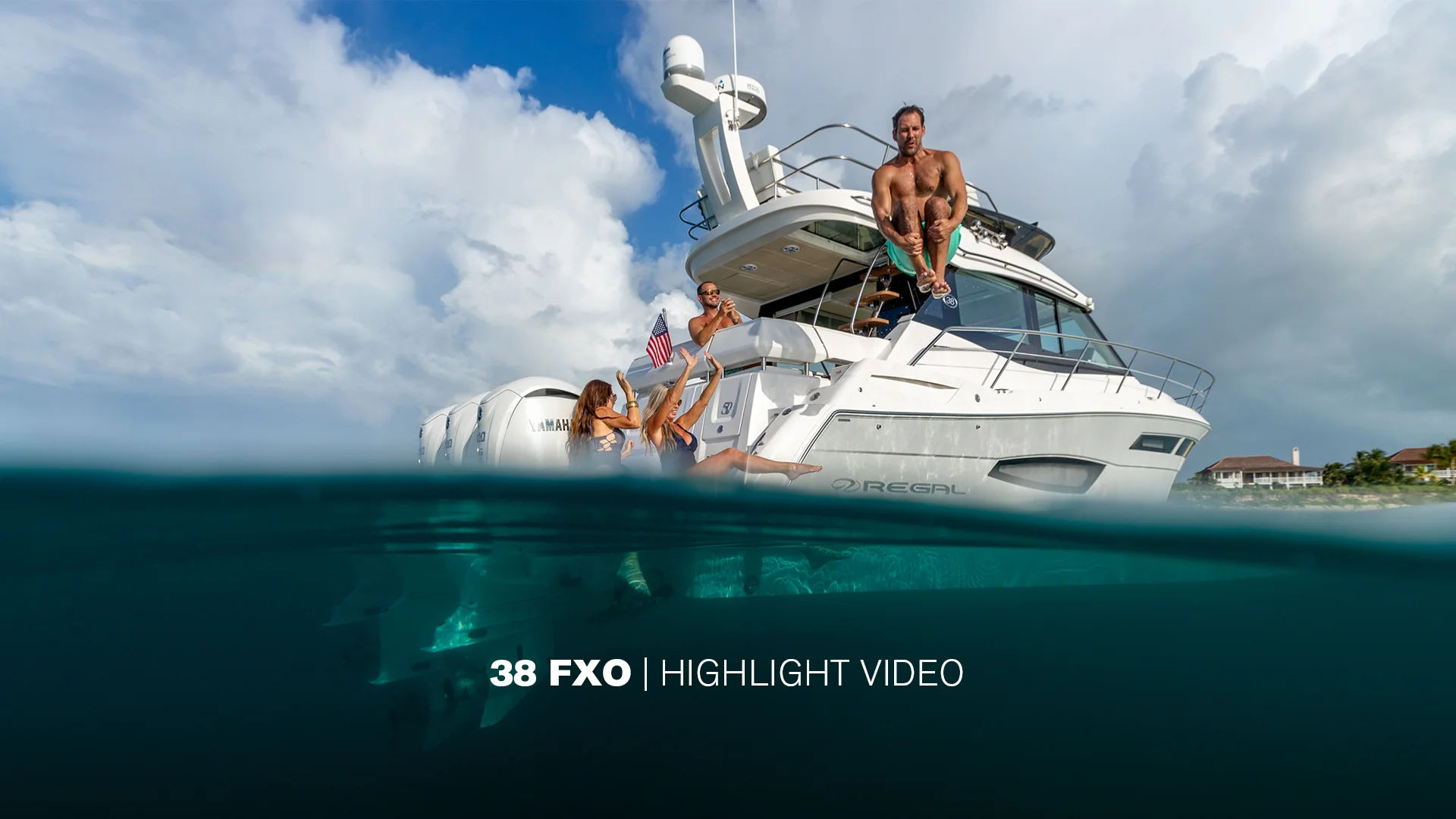 Miniatura filmu highlight modelu Regal 38 FXO.