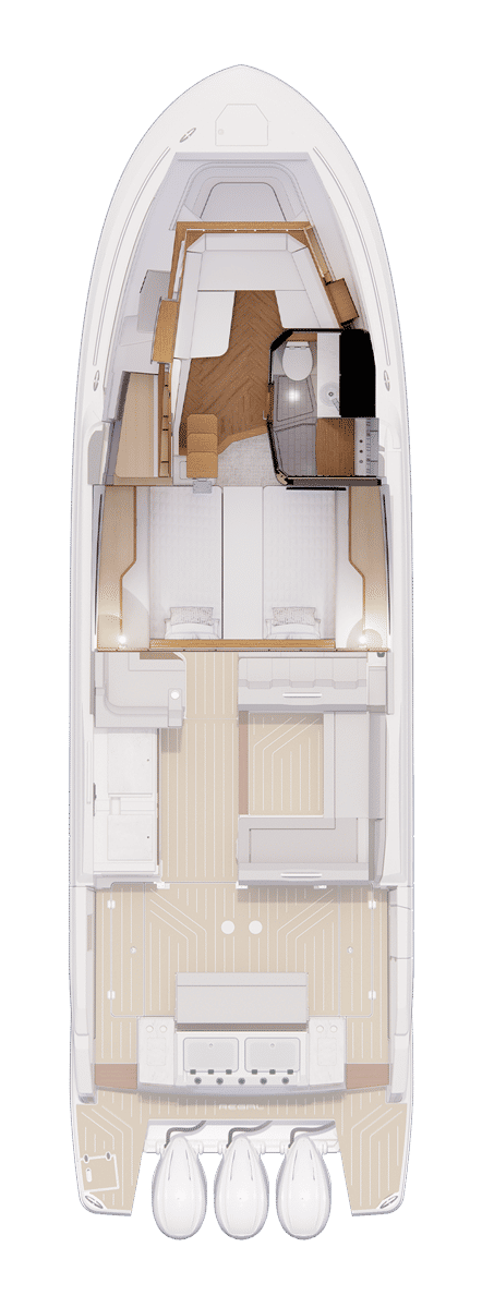 Układ kabiny modelu Regal LX43.