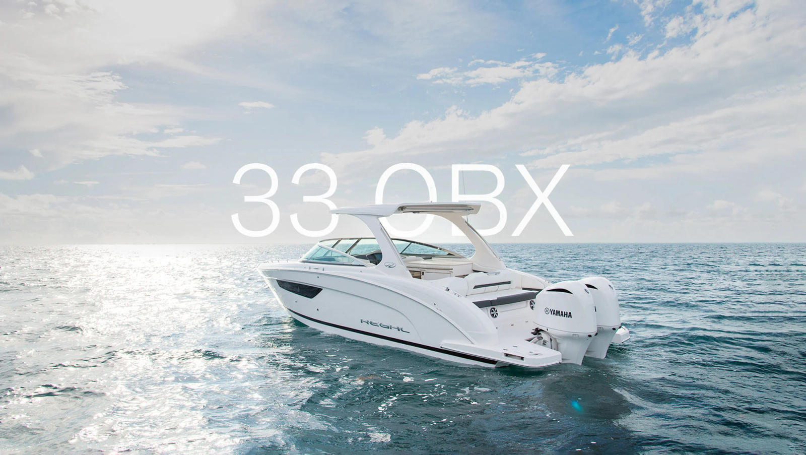 Model 33 OBX z serii Outboard Bowrider