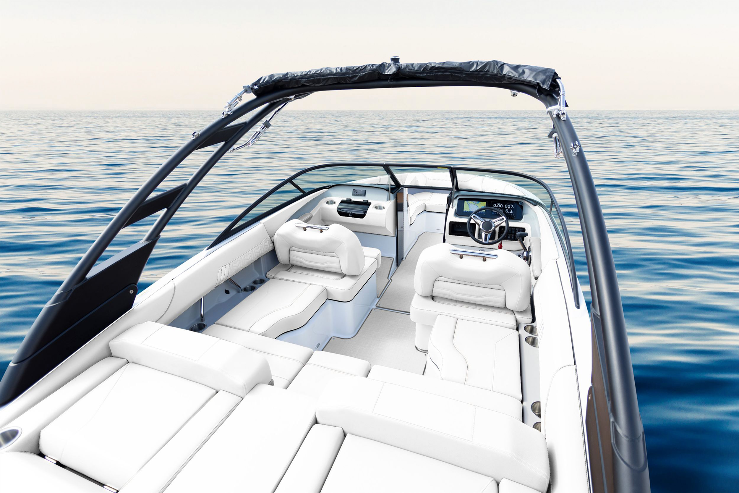 Regal LS2 Surf, Widok kokpitu.