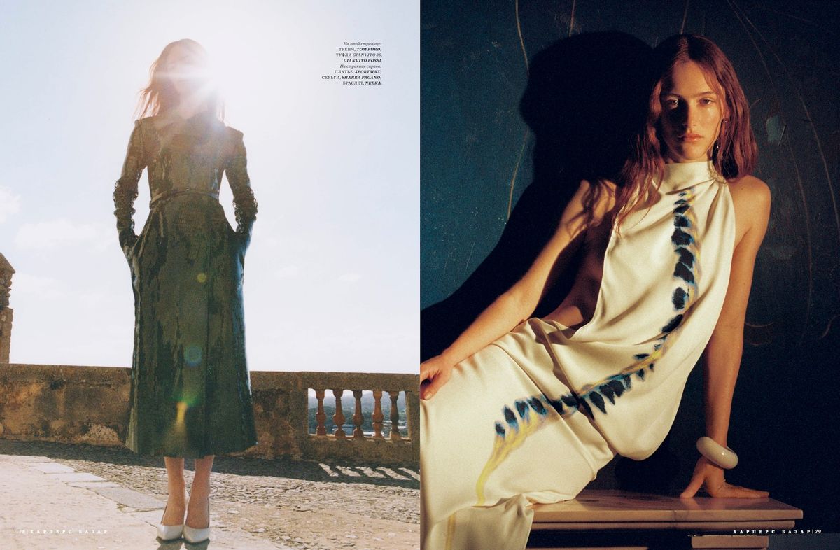 Harper's Bazaar Chasing Shadows Editorial — editorial for Harper's Bazaar image 2 of 8 in Mallorca by Belair.