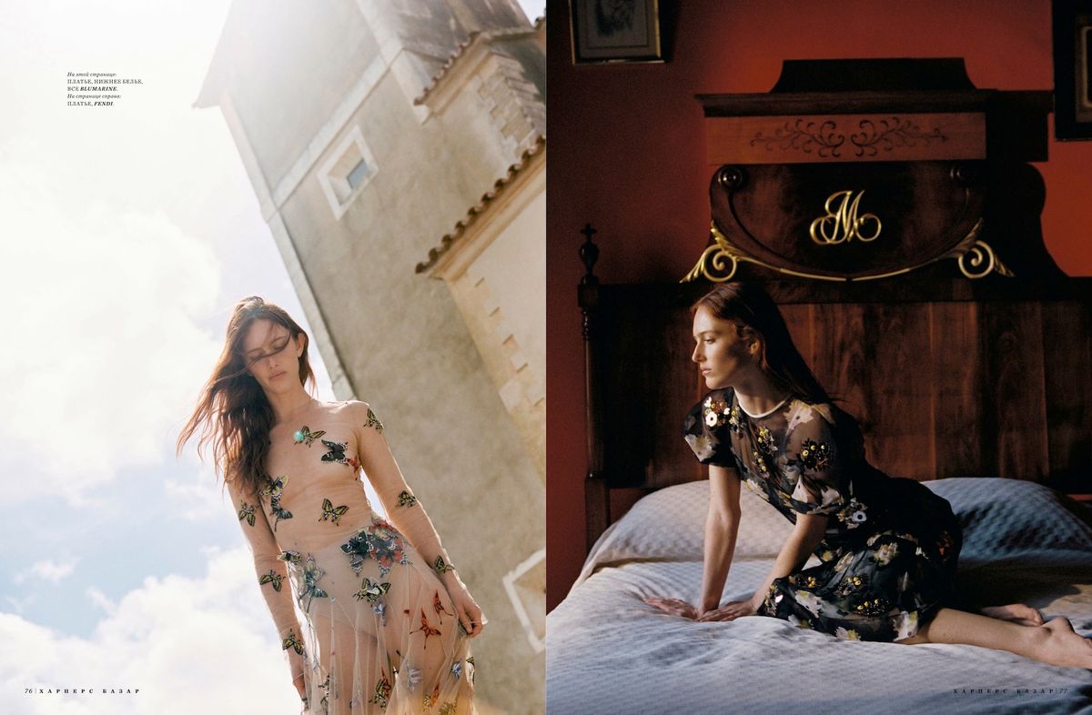 Harper's Bazaar Chasing Shadows Editorial — editorial for Harper's Bazaar image 3 of 8 in Mallorca by Belair.