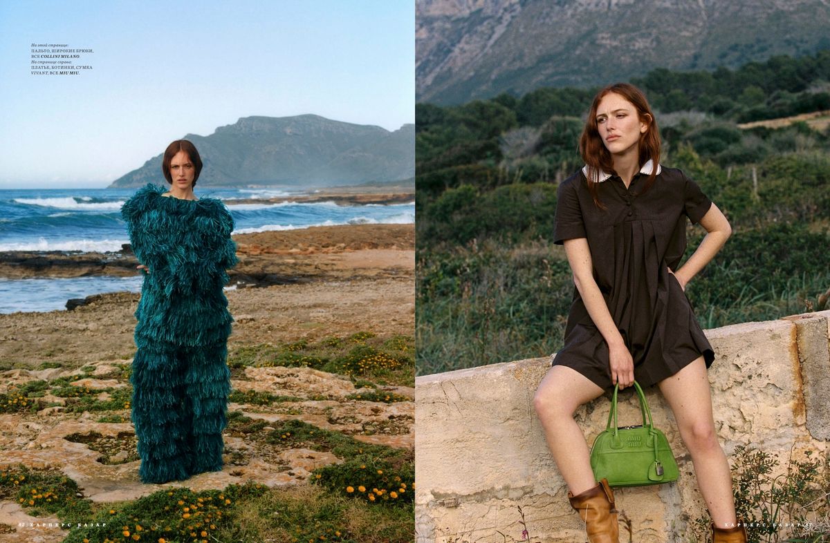 Harper's Bazaar Chasing Shadows Editorial — editorial for Harper's Bazaar image 5 of 8 in Mallorca by Belair.