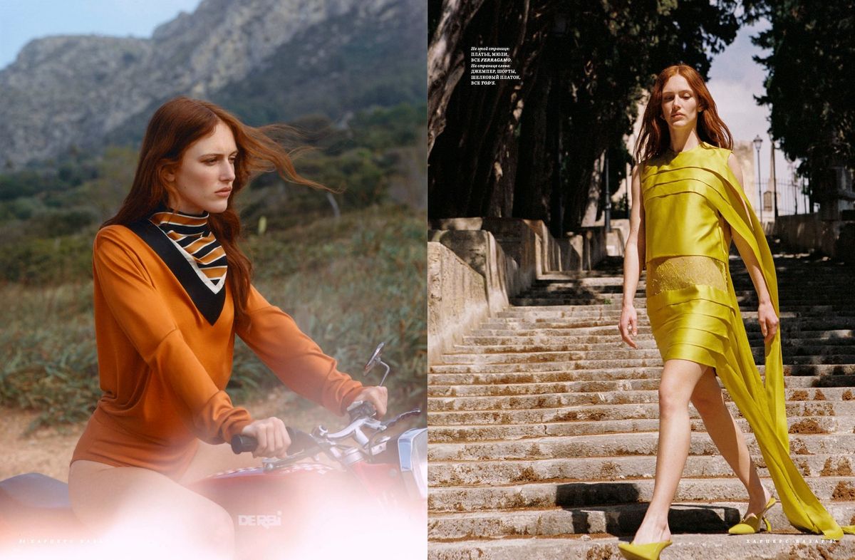 Harper's Bazaar Chasing Shadows Editorial — editorial for Harper's Bazaar image 6 of 8 in Mallorca by Belair.