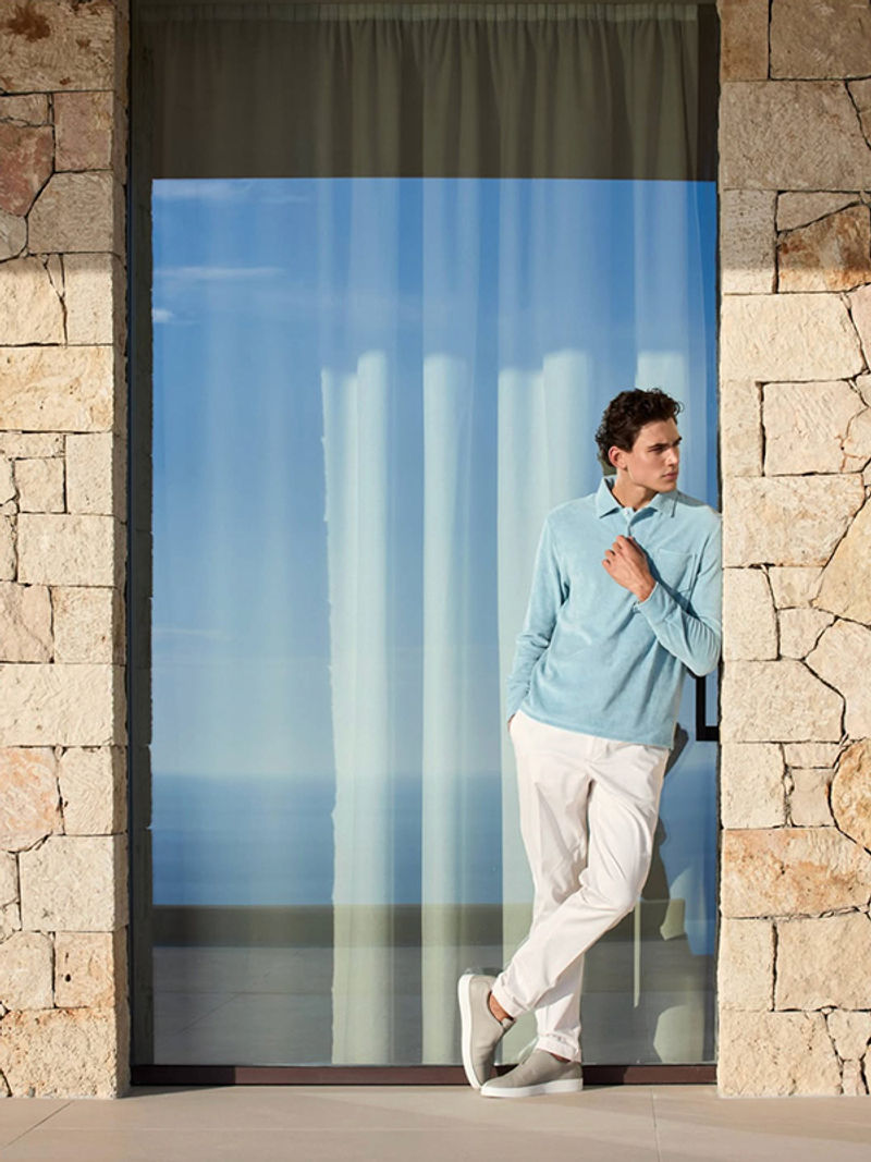 Aurelien — menswear editorial cover photograph by Violett Belair.