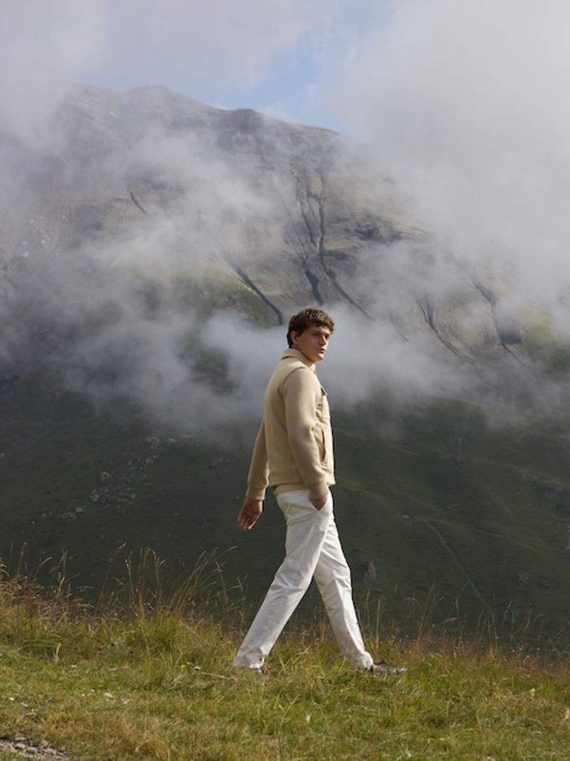 Aurelien — menswear editorial cover photograph by Violett Belair.