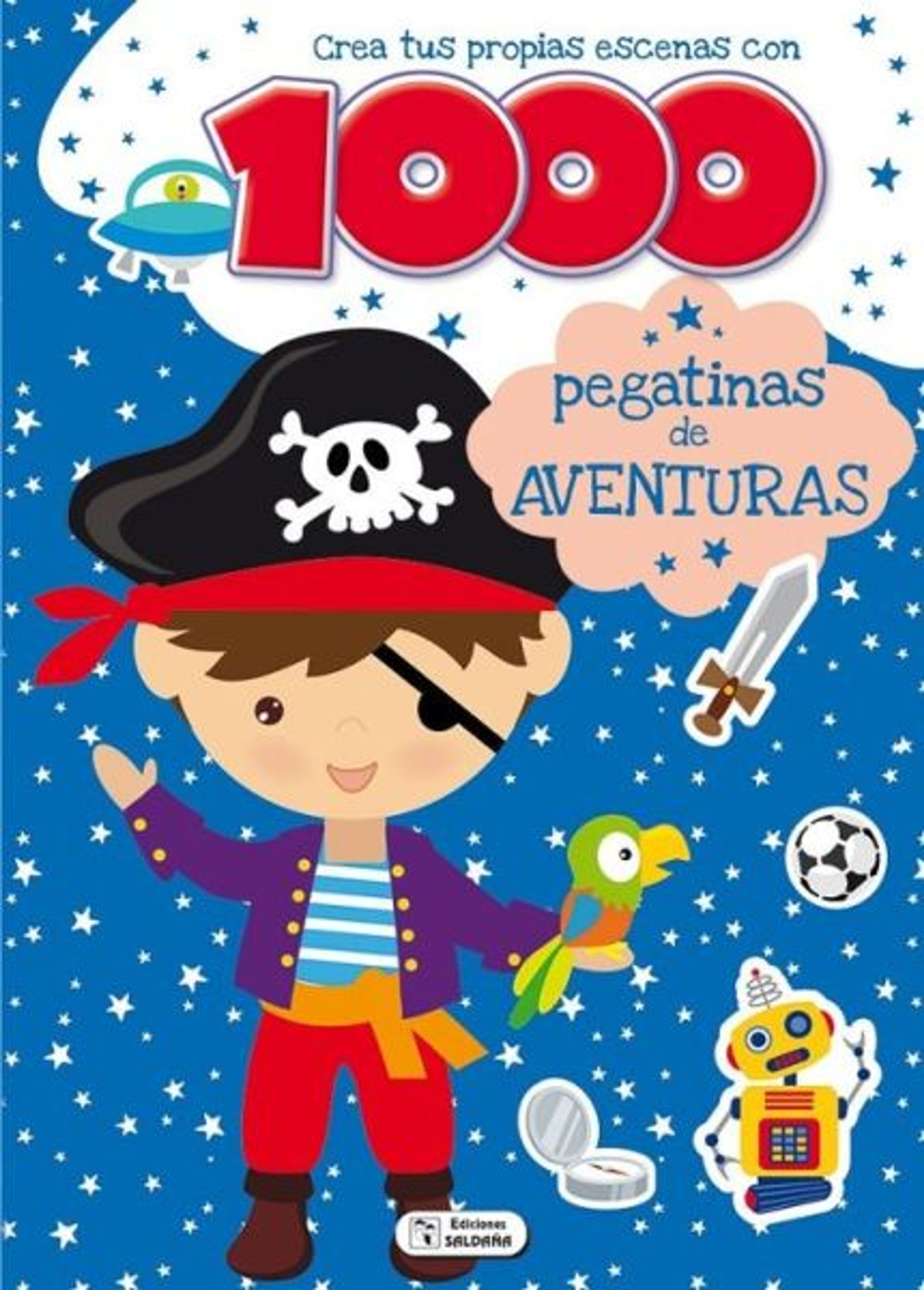 1000 pegatinas de aventuras