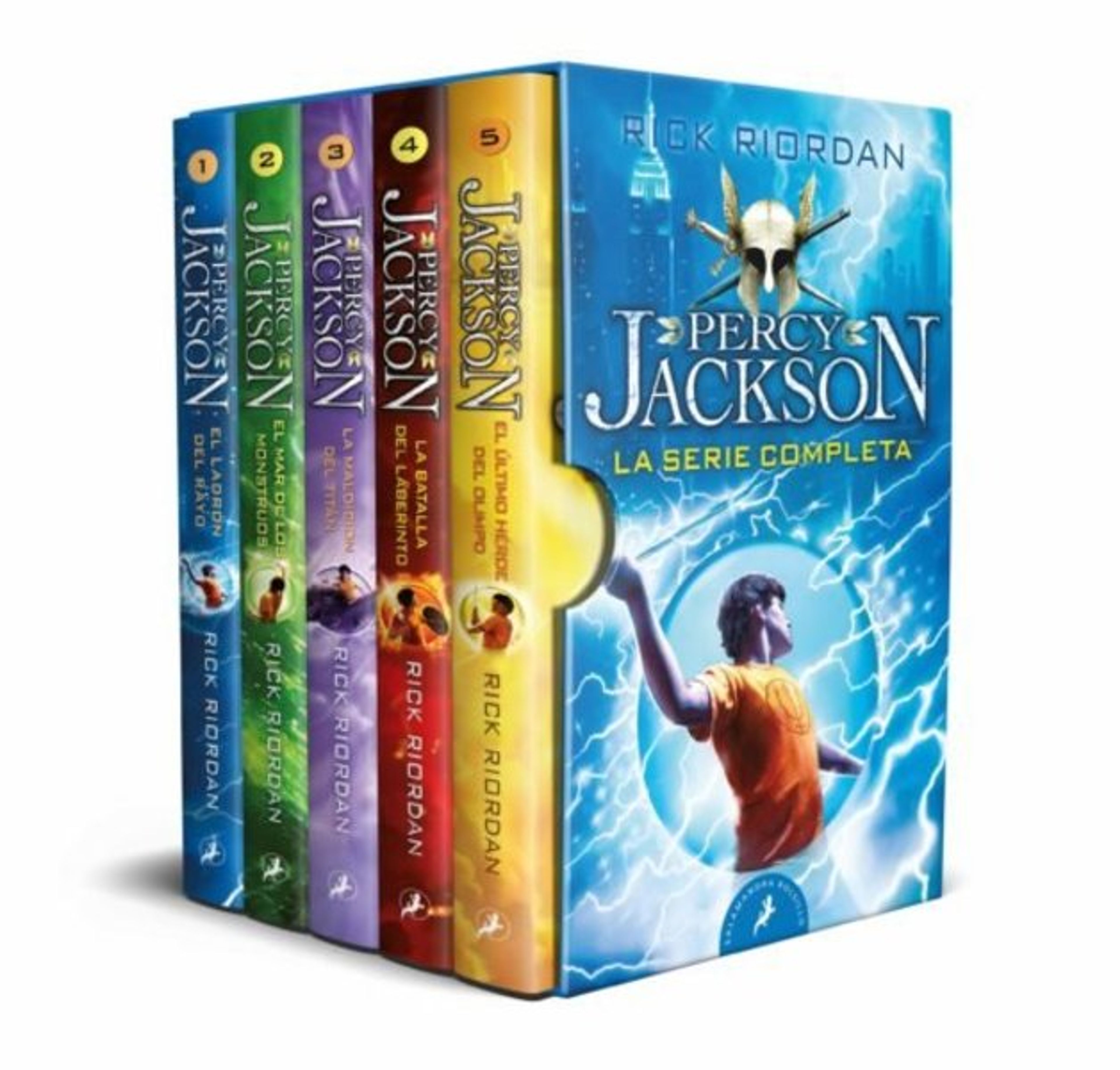 ESTUCHE. PERCY JACKSON. LA SERIE COMPLETA