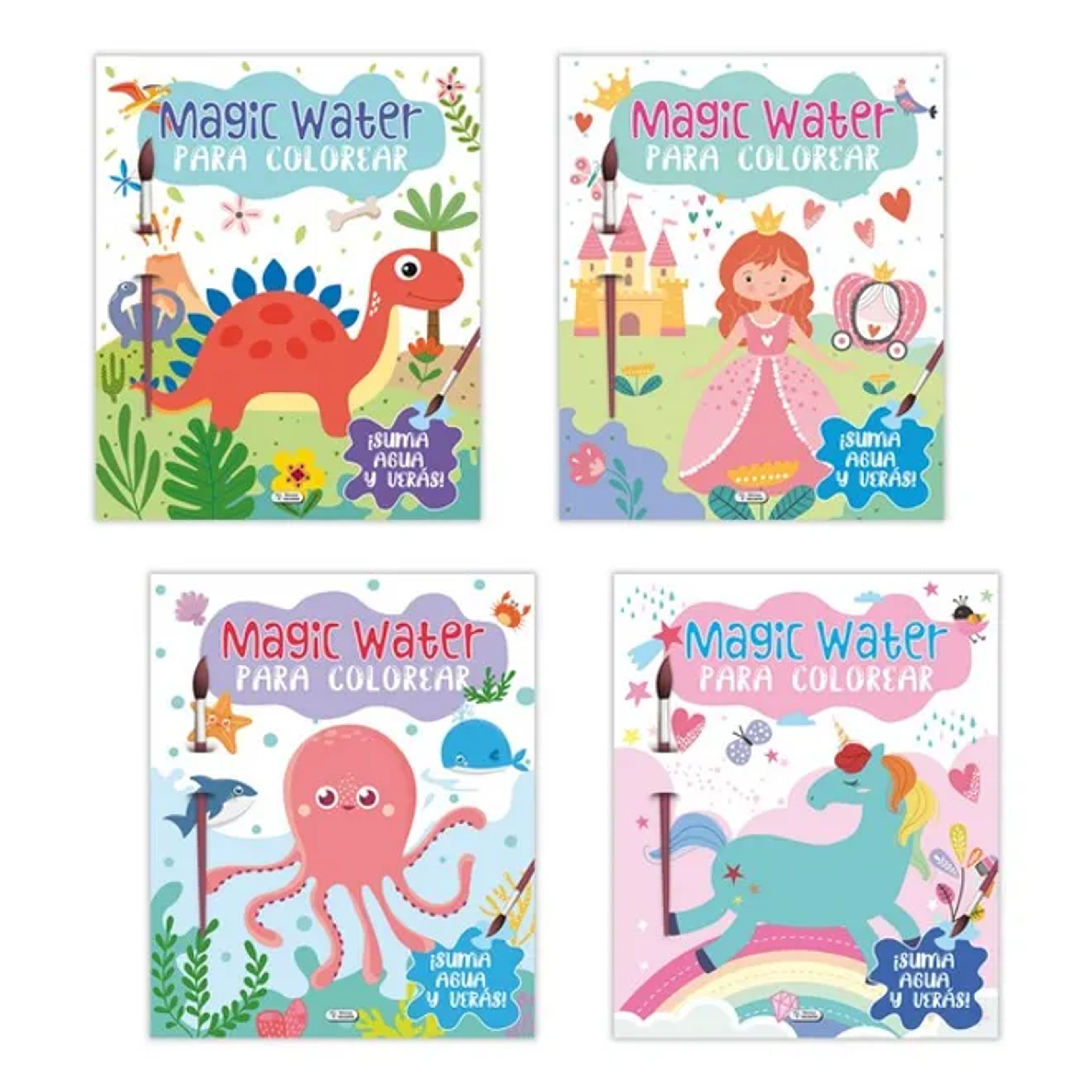 Magic water para colorear