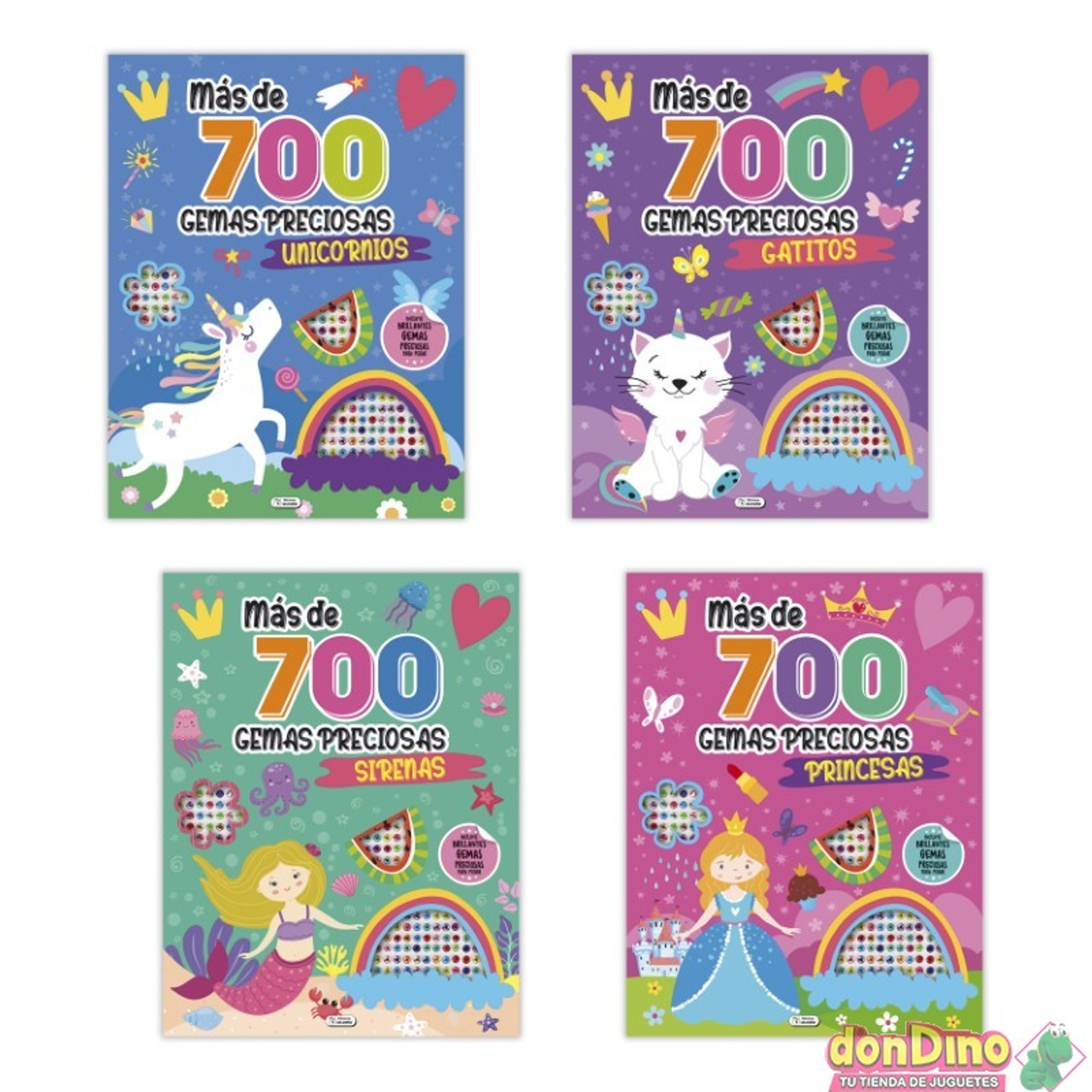 Más de 700 gemas