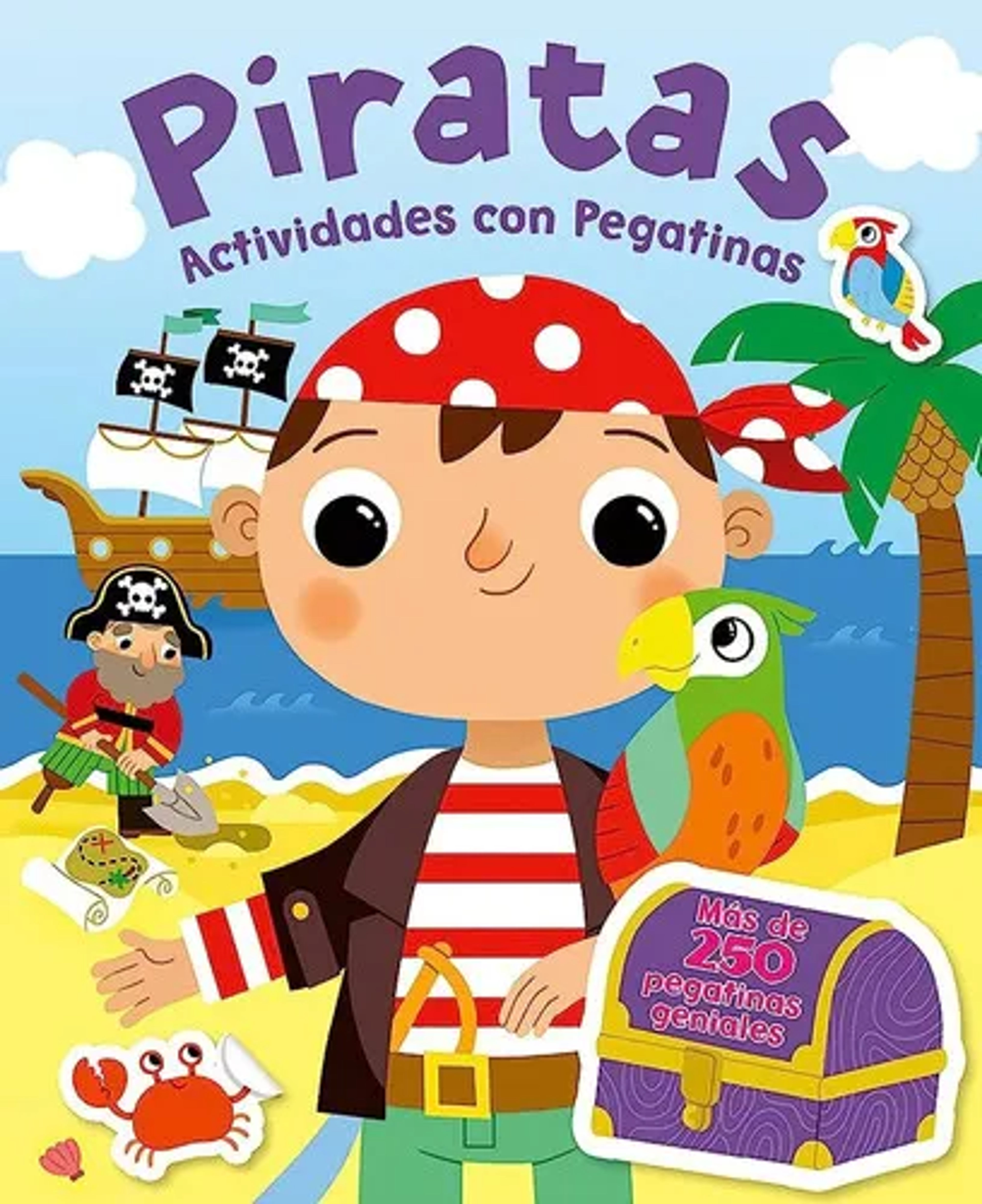 Piratas. Actividades con pegatinas