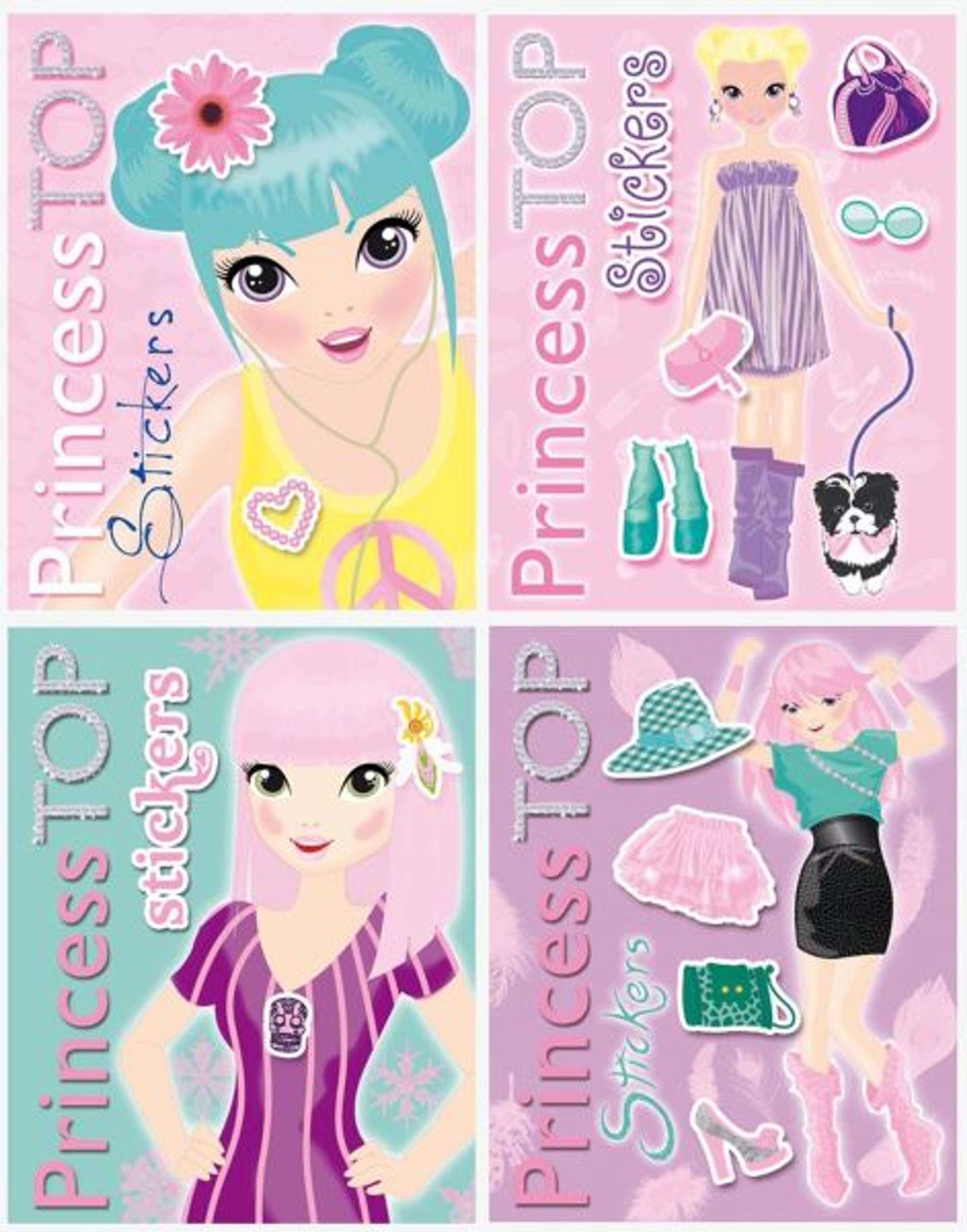 Princess top stickers