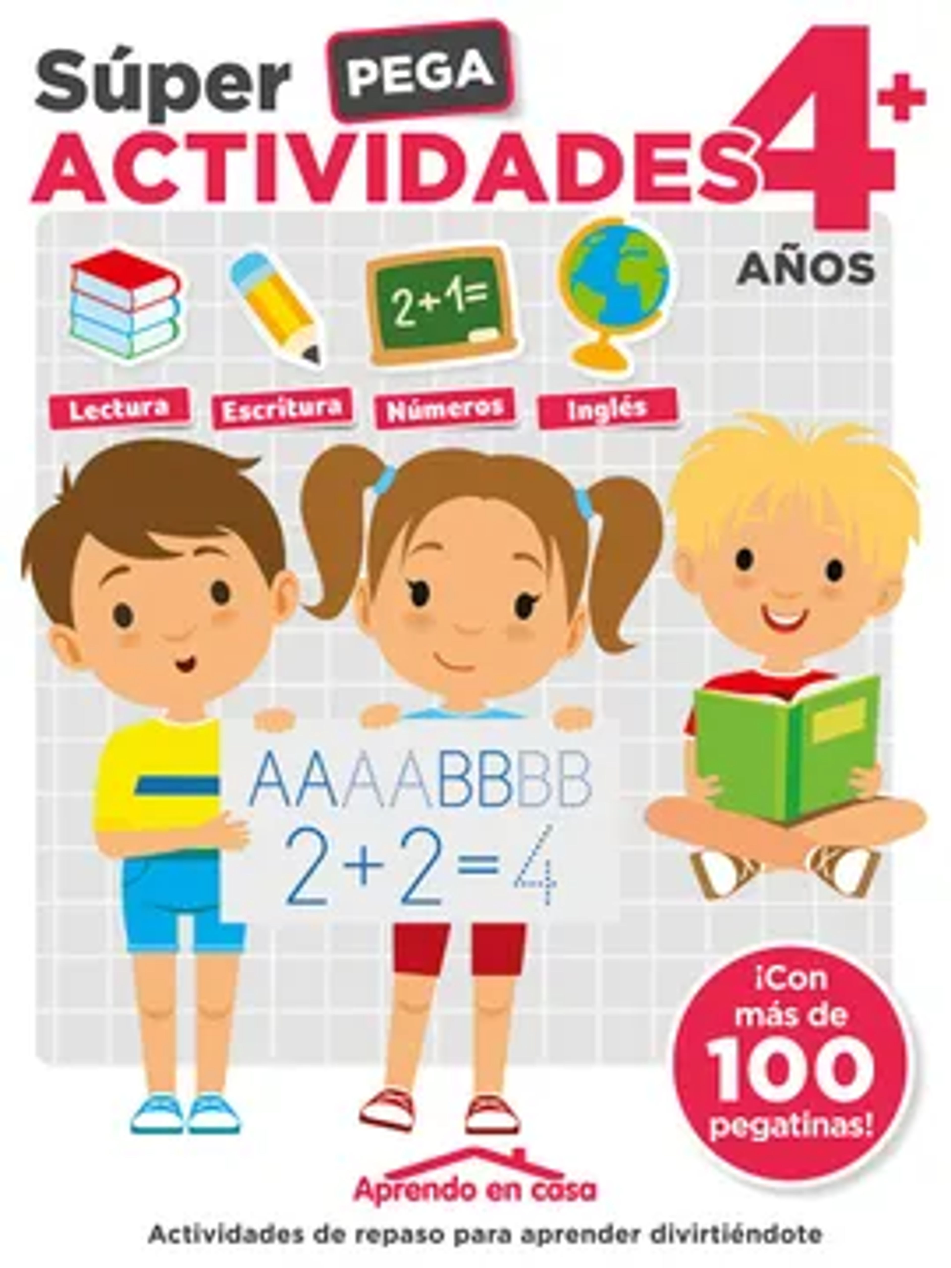 Super actividades 4+ años pega
