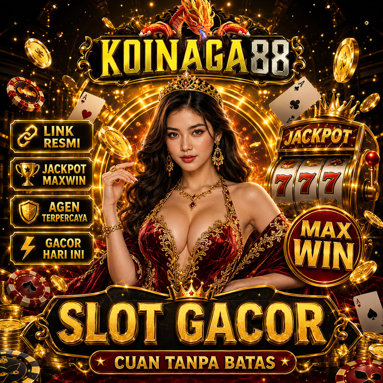Koinaga88: Link Resmi Situs Slot Gacor Hari Ini Jackpot Maxwin Agen Slot88 Terpercaya