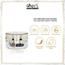 B Erl Very Berry Acne Treatment Oil Control Night Cream