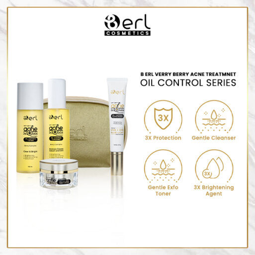 B Erl Very Berry Acne Treatment Oil Control Series