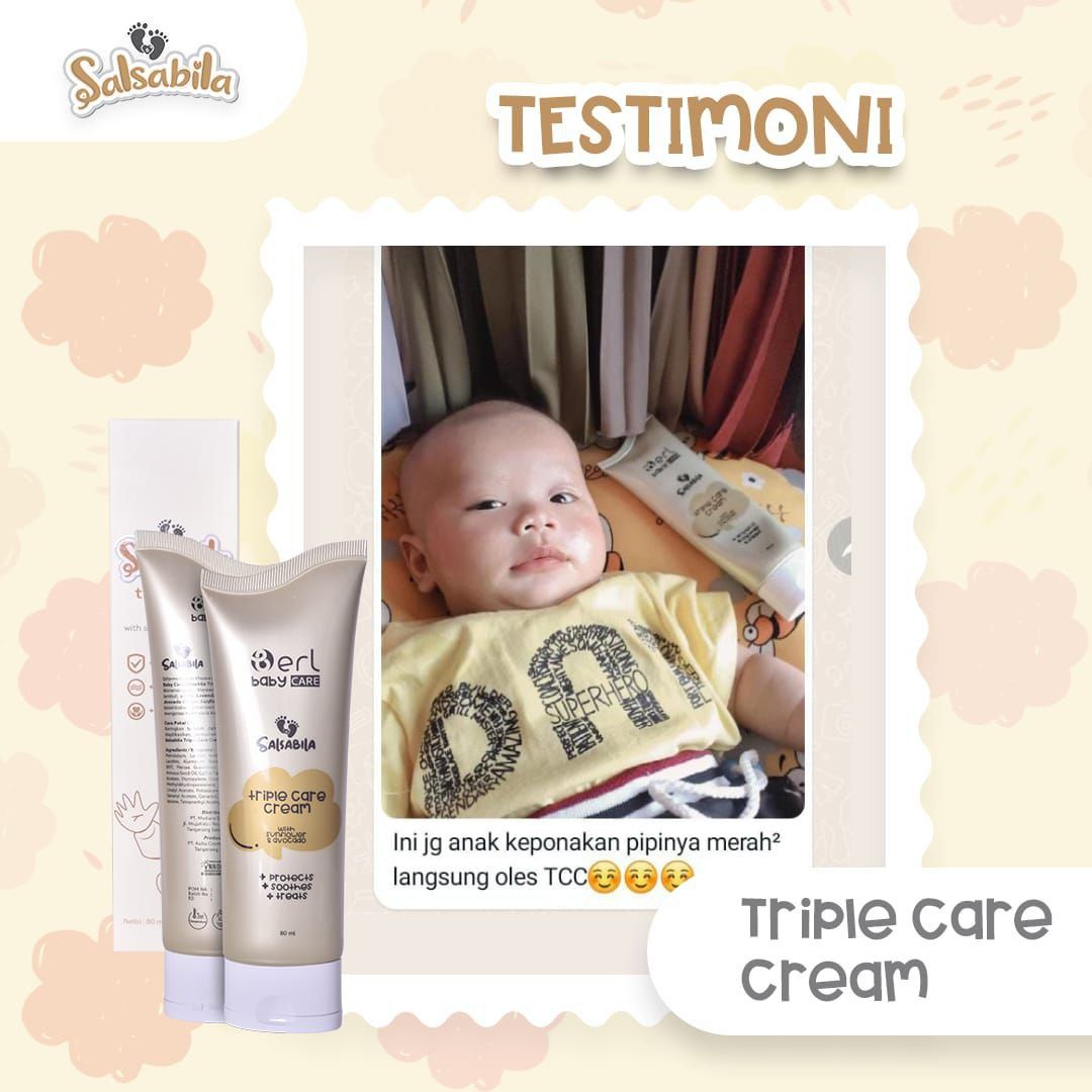 Testimloni B Erl Salsabila Baby Care Triple Care Cream