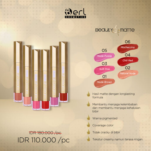 b erl lip matte cream