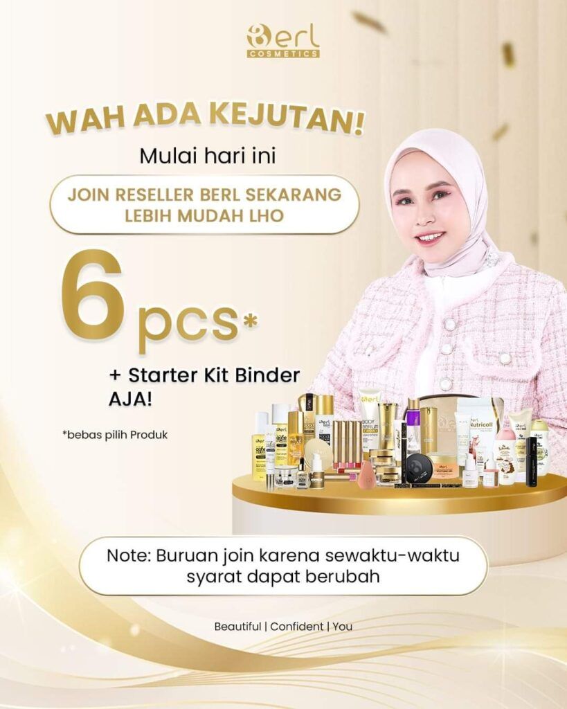 promo reseller b erl cosmetics