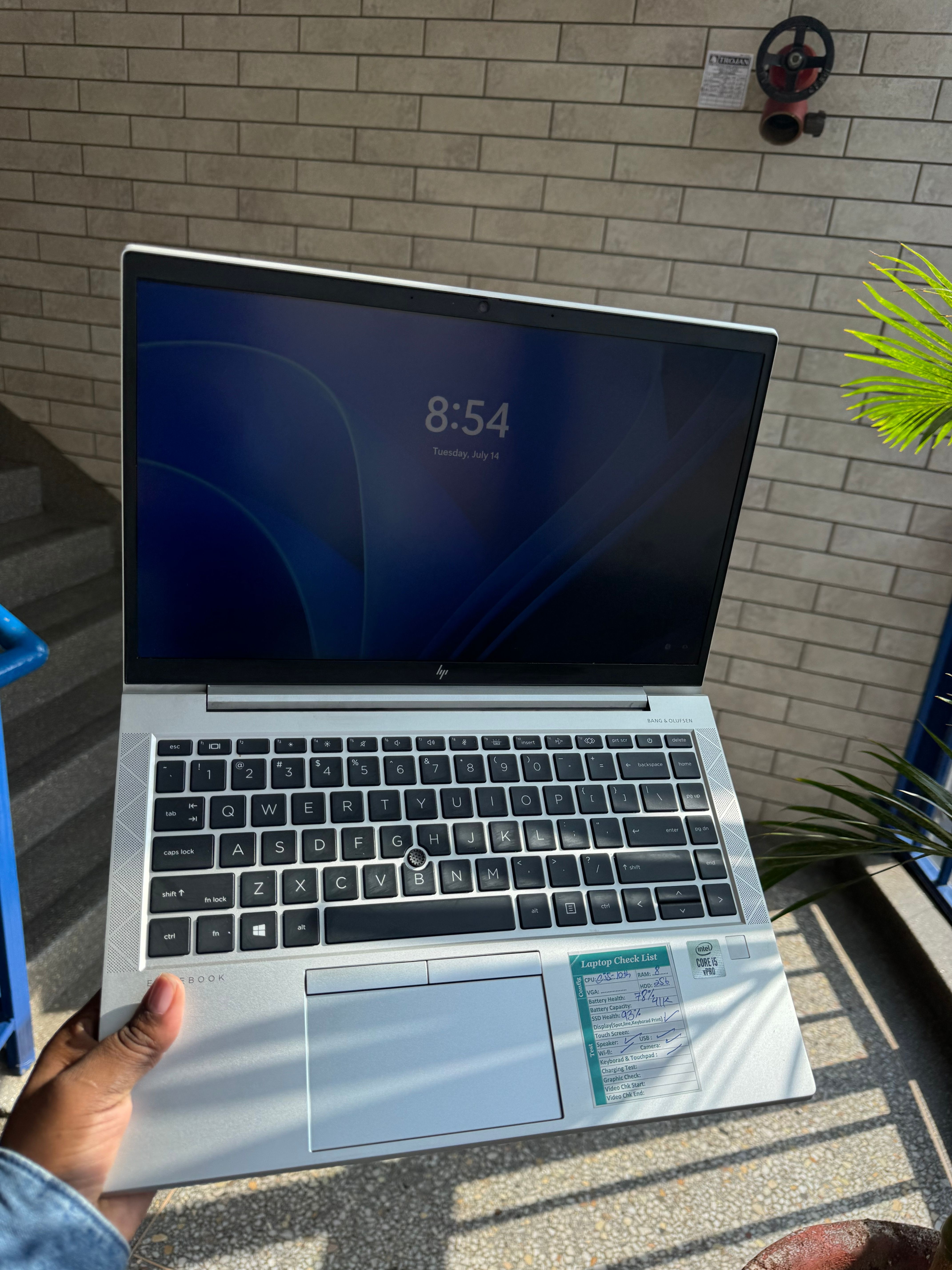 Hp 840 G8 corei7 11th gen 16gb 512gb