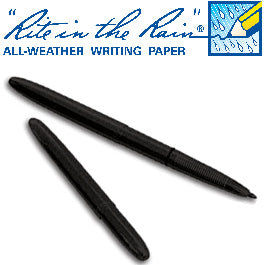 Rite in the Rain All Weather Tactical Black Bullet Pen Black Ink 