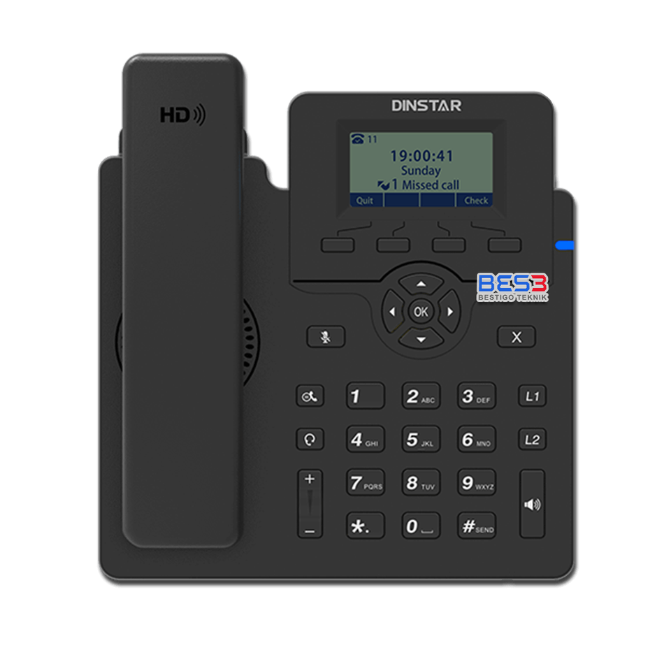 IP Phone Dinstar C60SP Telepon VoIP SIP PoE HD Voice