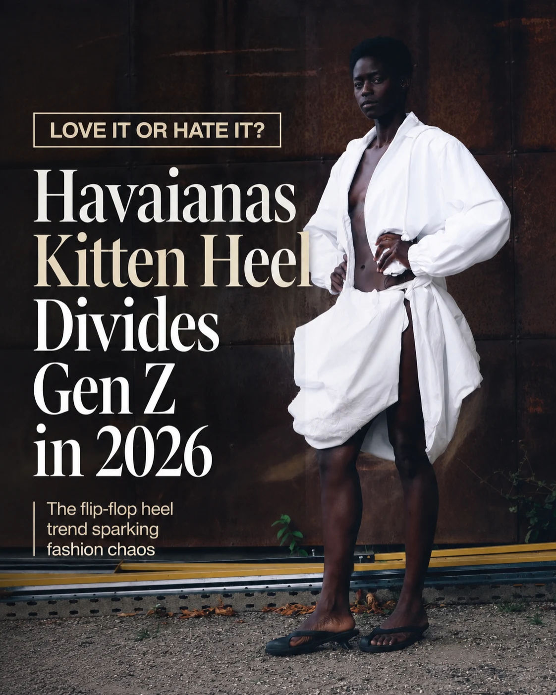 The "Havaianas Kitten Heel" Trend Divides Gen Z Fashion Feeds