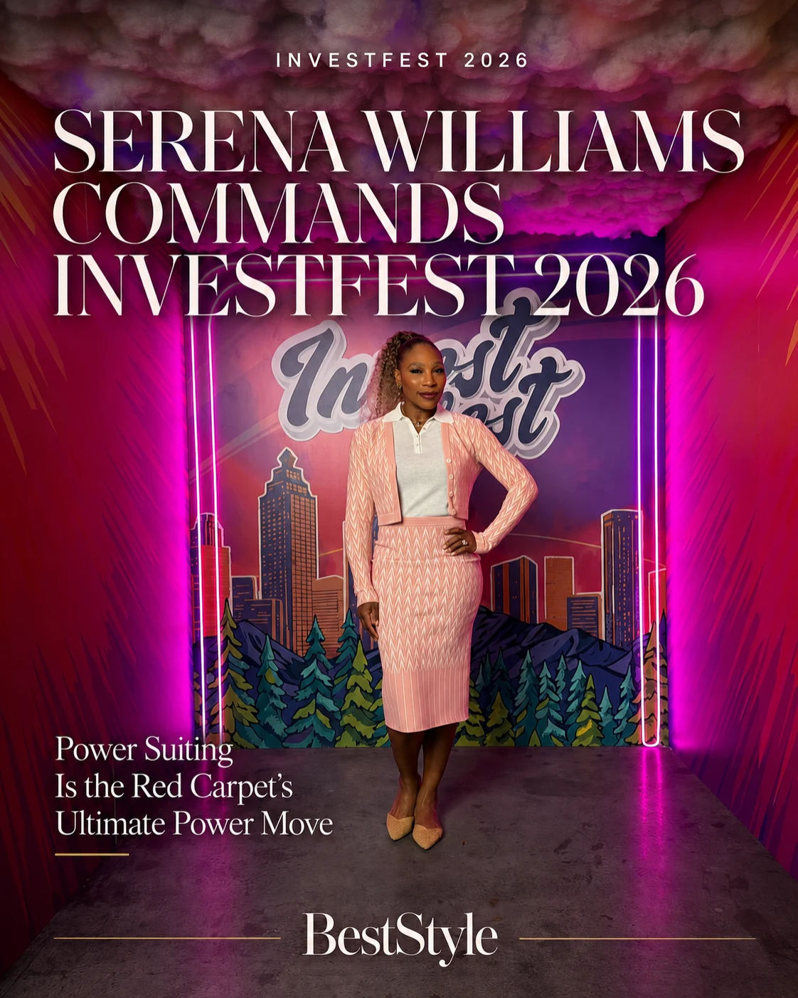 Serena Williams Commands Invest Fest 2026 in Power Suiting