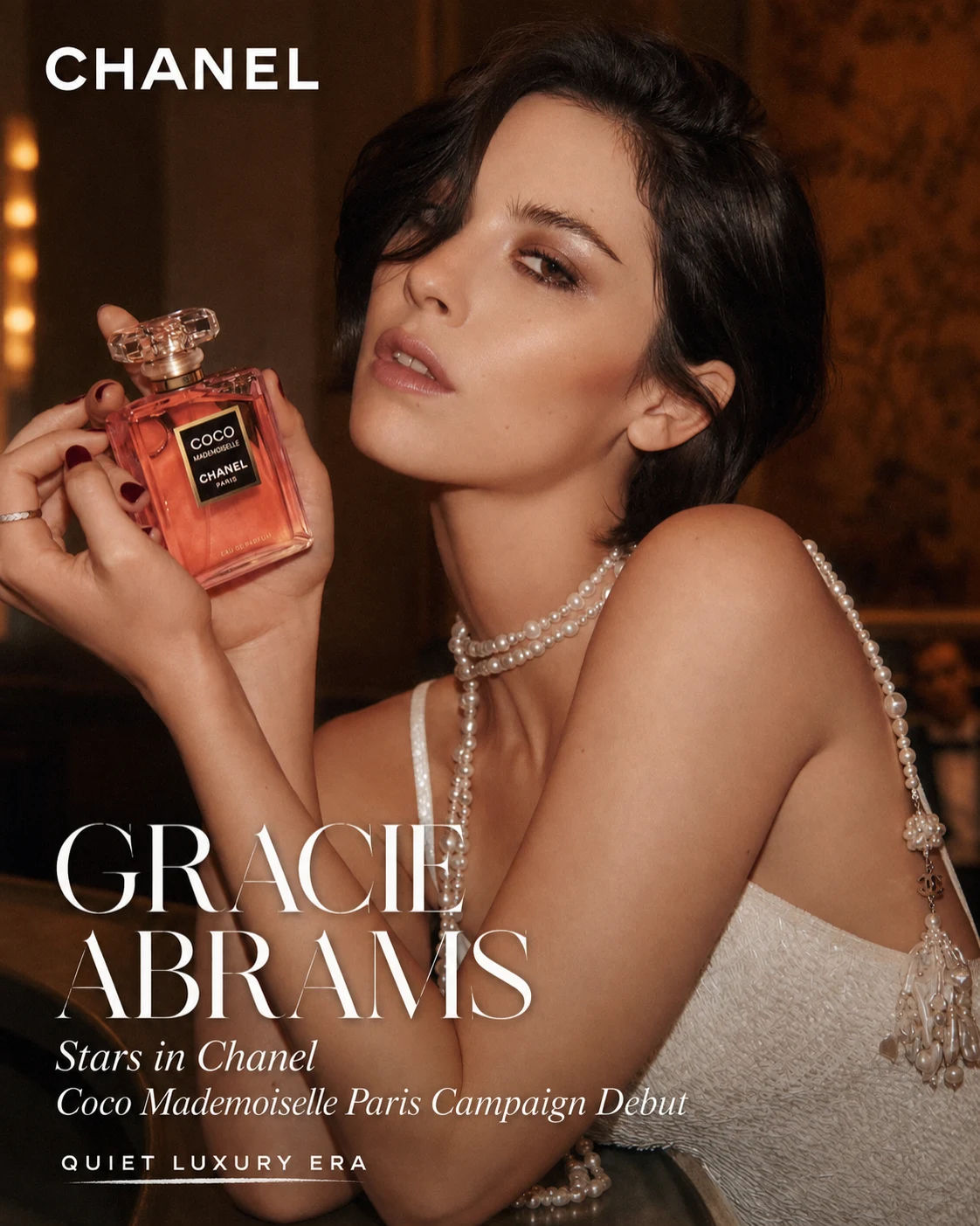 Gracie Abrams Stars in Chanel Coco Mademoiselle Paris Campaign Debut
